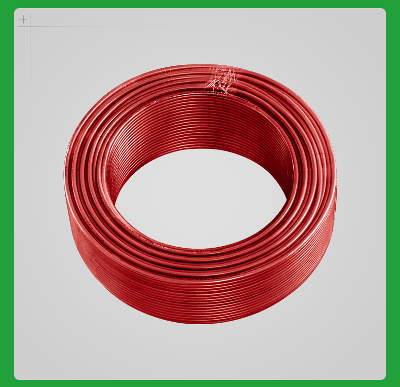 bv电线家用单芯单股硬线细电线缆纯铜芯国标家装铜线100米电线电缆 红