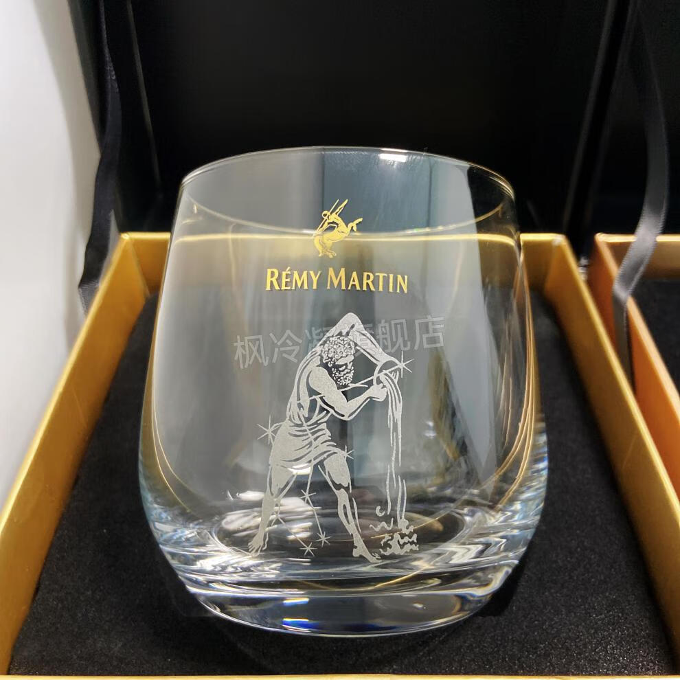 2022新款人头马酒杯人头马洋酒杯白兰地威士忌杯星座夜光杯水晶玻璃单