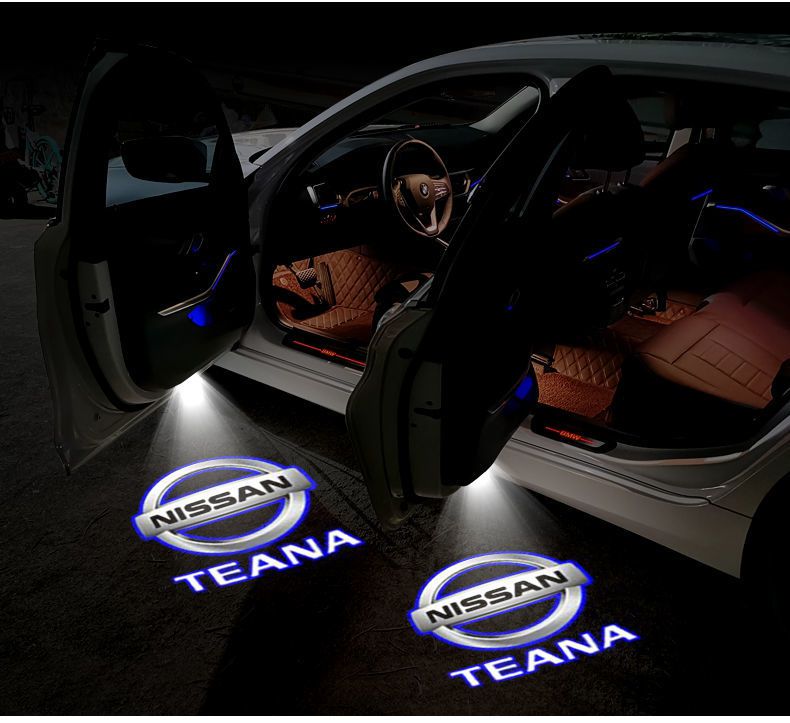 适用于日产新款天籁迎宾灯04-19款20天籁途达途乐改装饰投影车门氛围