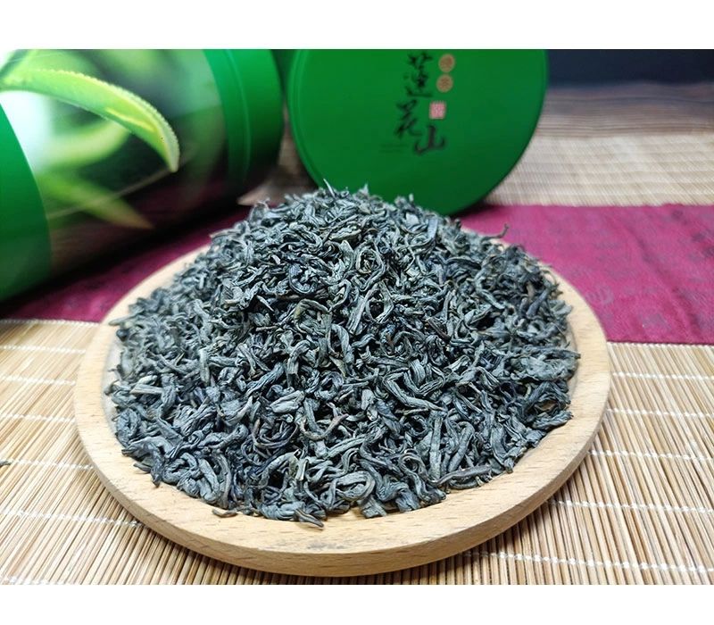 广东海丰 莲花山绿茶 本山炒茶云雾绿茶功夫茶 500克罐装 (2罐装) 配