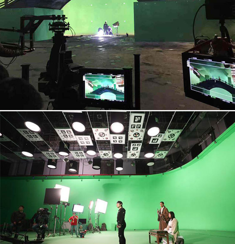 徕纳3*6米绿幕背景布绿色抠像布涤棉直播摄影背景布绿布绿幕 绿1.