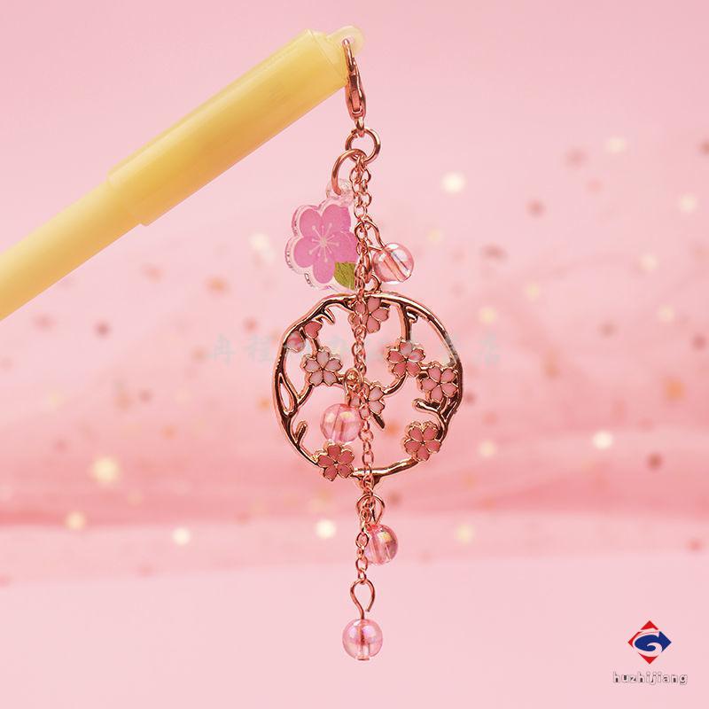 天高twingo古风笔闺蜜吊坠笔ins好看笔复扇子笔高颜值笔可爱少女心黑