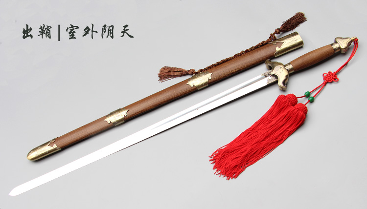 腾轩太极剑龙泉千古宝剑不锈钢软剑可刻字男女士表演剑武术晨练未开刃