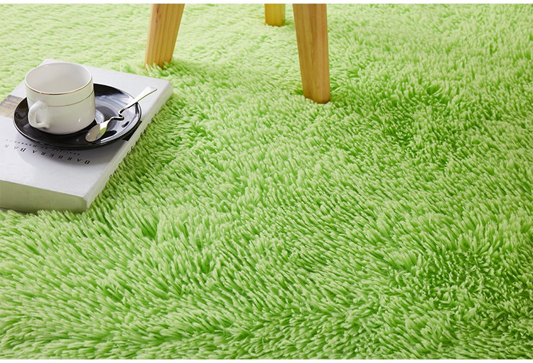 加厚长毛绒房间地毯卧室满铺公主白色客厅榻榻米毛毛垫床边地毯子a