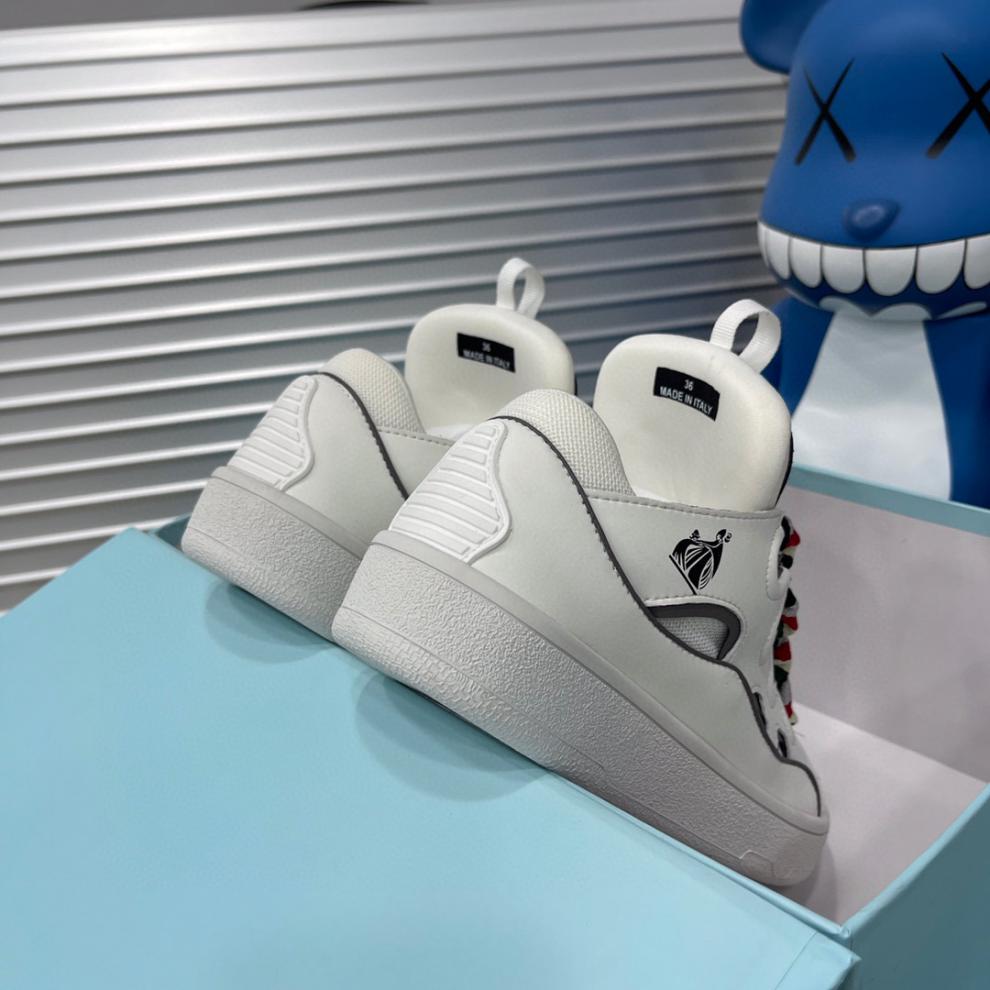 小鬼王琳凯同款纯原lanvin浪凡面包鞋lanvin浪凡鞋泼墨面包鞋老爹鞋男