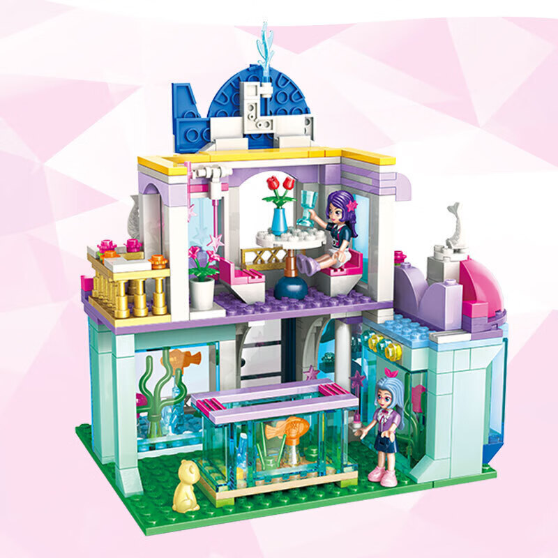 定制启蒙乐高积木女孩系列场景城堡房子女生公主屋儿童拼装玩具拼图