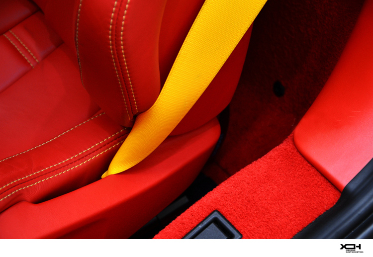 berger 汽车 红色 彩色 安全带 改色改装 适用于 保时捷 宝马 奔驰