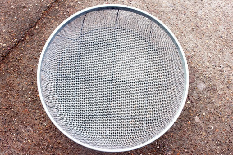 不锈钢筛沙网钢丝簸箕铁丝园艺大号茶叶网格烘干网筐筛网谷筛子直径