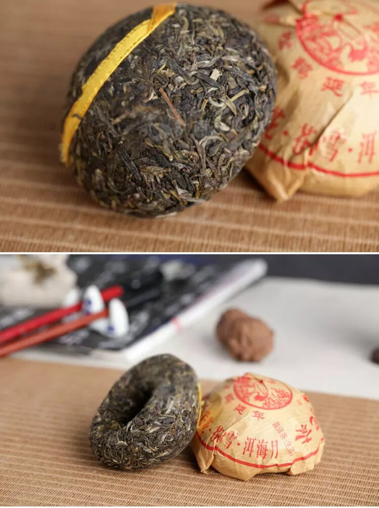 下关沱茶 2015年下关金丝沱茶 云南普洱茶生茶5盒500克 干仓【图片