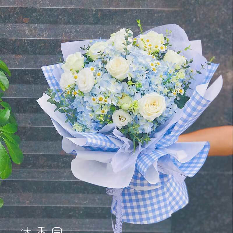 绣球花干花花束成品 绣球花c款【图片 价格 品牌 报价】-京东