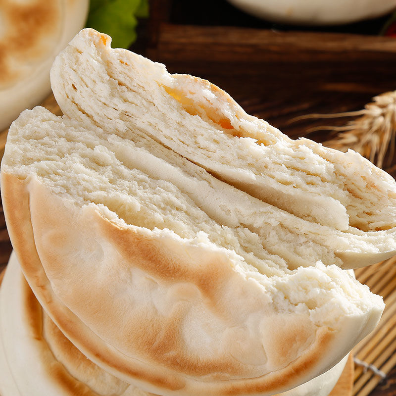 陇地甘肃美食干粮电烤饼特产平凉白吉饼早餐饼手工传统饼10个装椒叶