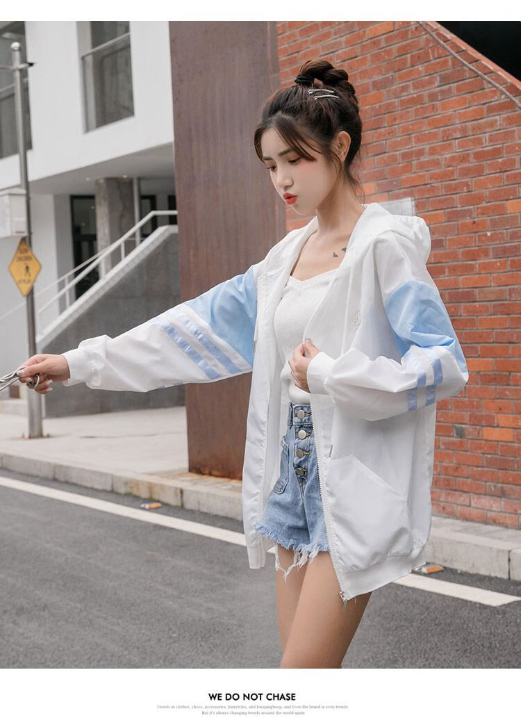 初高中学生防晒衣女女生穿的防晒衣透气的女生防晒衣外套夏季13长袖