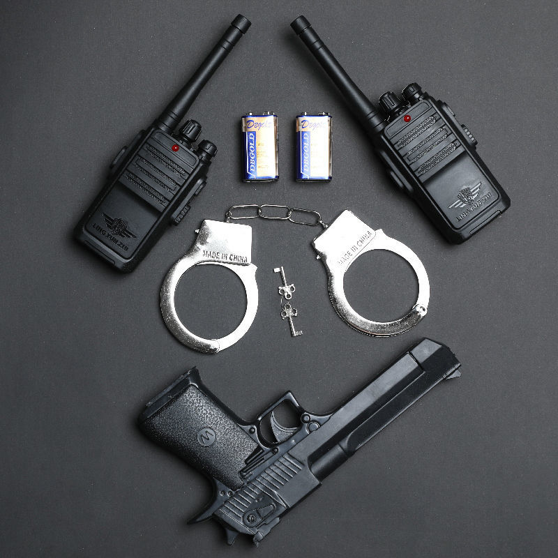 儿童玩具枪男孩玩具吃鸡装备吃鸡套装真人小警察衣服全