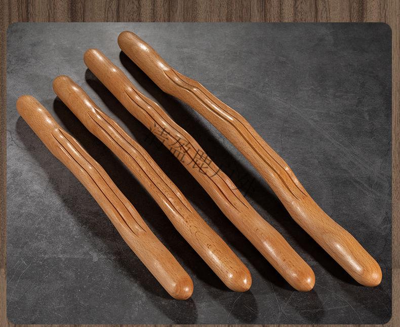 春之丽 榉木锻炼棒 八珠榉木棒 按摩棒 开背棍 擀筋棒 刮痧棒一根全身