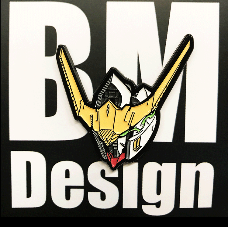 高達胸章bmdesign高達原創周邊胸針巴巴託斯金屬胸章潮流風格服裝配飾