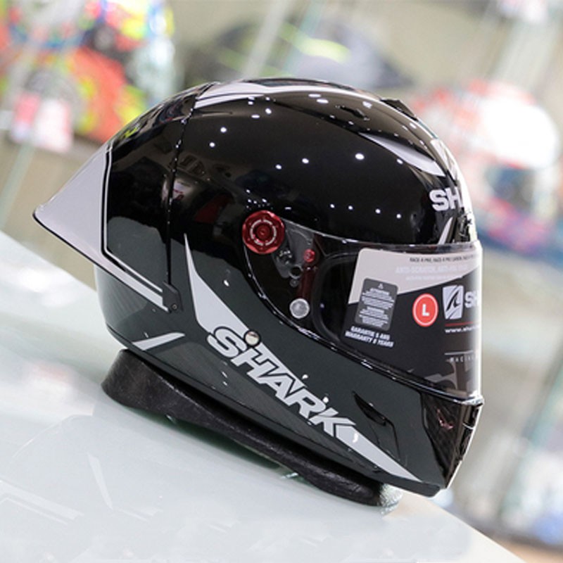 定制好物shark头盔鲨鱼洛伦佐雷丁碳纤维racerprogp大尾翼摩托机车