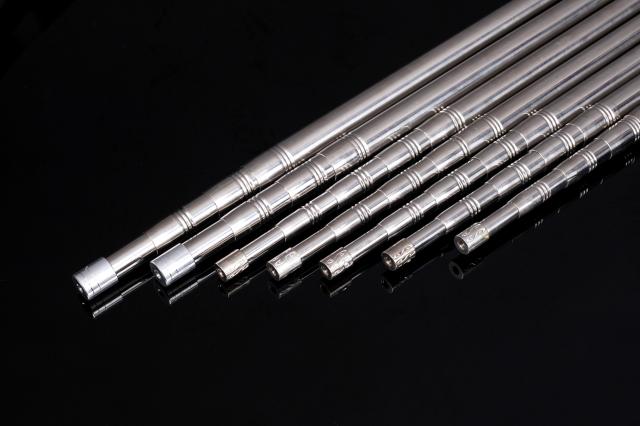 杆 不锈钢不锈钢鸟网杆加厚5米6米7米9米0米任意锁定长度伸缩杆 0