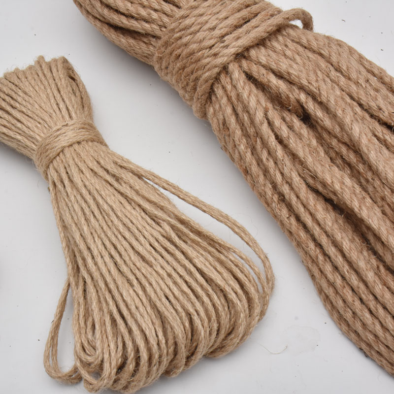 麻绳手动辅材猫爬架diy园艺用品装饰出空调下水管缠绕编织绳子绑 2mm