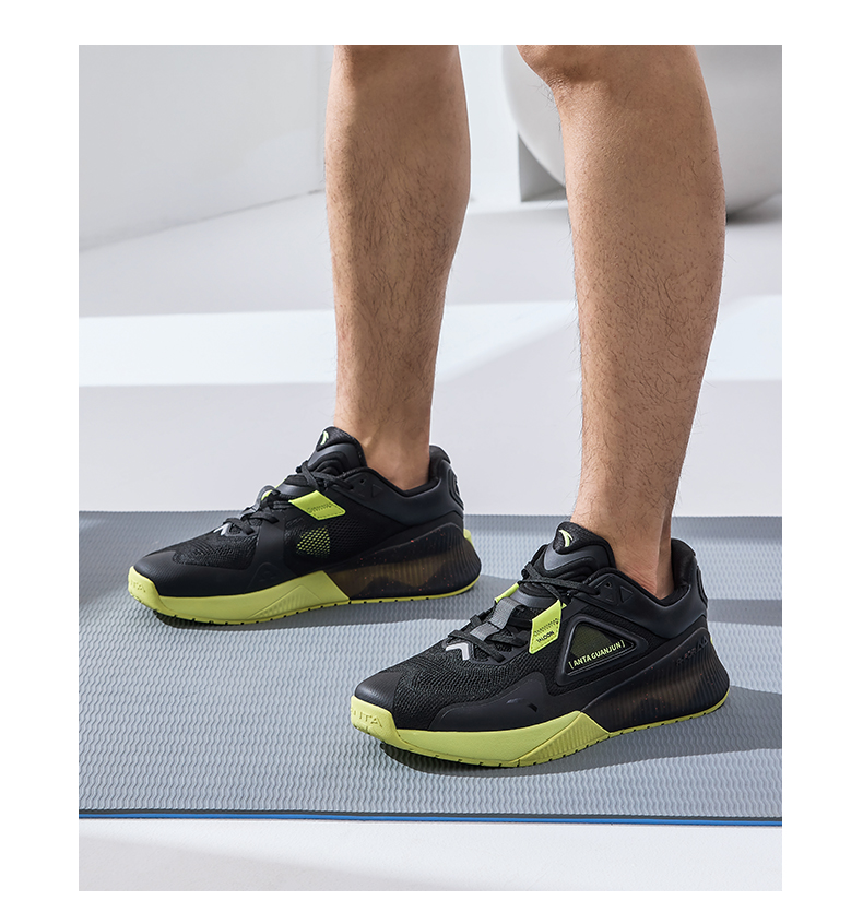 王一博同款安踏深蹲鞋丨综训鞋男举重国家队科技112227701a官方旗舰黑