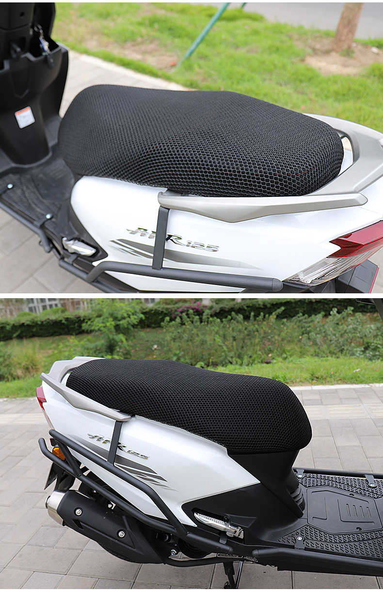 适用于豪爵铃木afr踏板125摩托车坐垫套防水防晒蜂窝隔热防烫透气