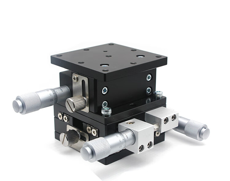 xyz轴位移平台三轴手动微调升降工作台光学移动滑台ld6040125ld40lm