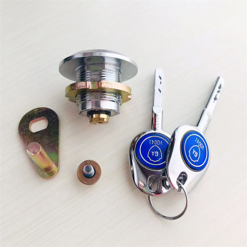 定制适用保险柜机械锁c级叶片锁芯锁头铜芯配件保险箱防钻钥匙机械锁