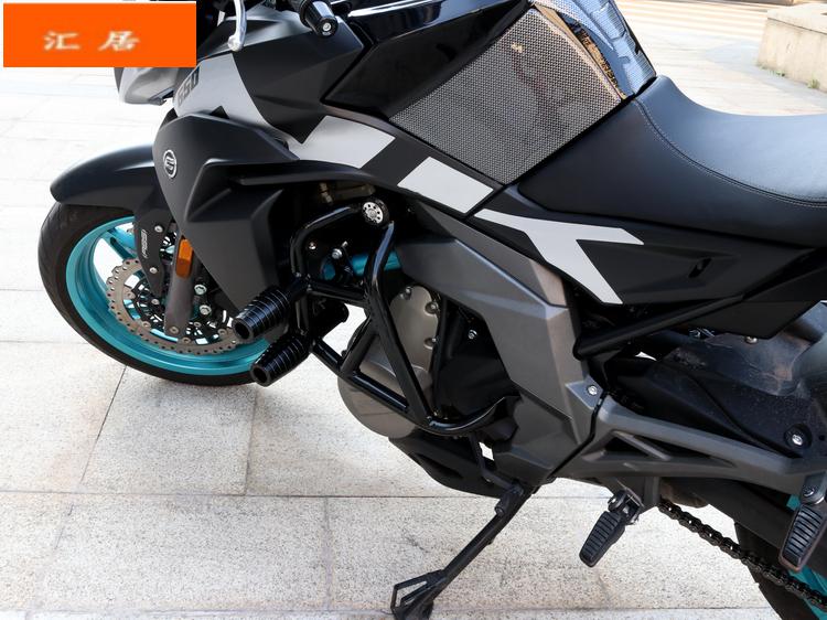 cf春风 400nk 650nk 改装保险杠竞技杠 nk400 特技杠护杠防摔杠 黑杠