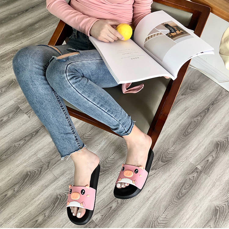 拖鞋女夏季韩版女鞋可爱卡通女生凉拖居家室内浴室防滑外穿拖鞋女可爱