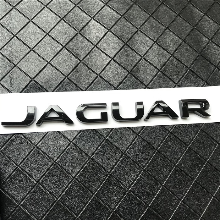 适用于捷豹原装立标车标尾标原厂款 xe xel xf ftype改装汽车黑色后尾