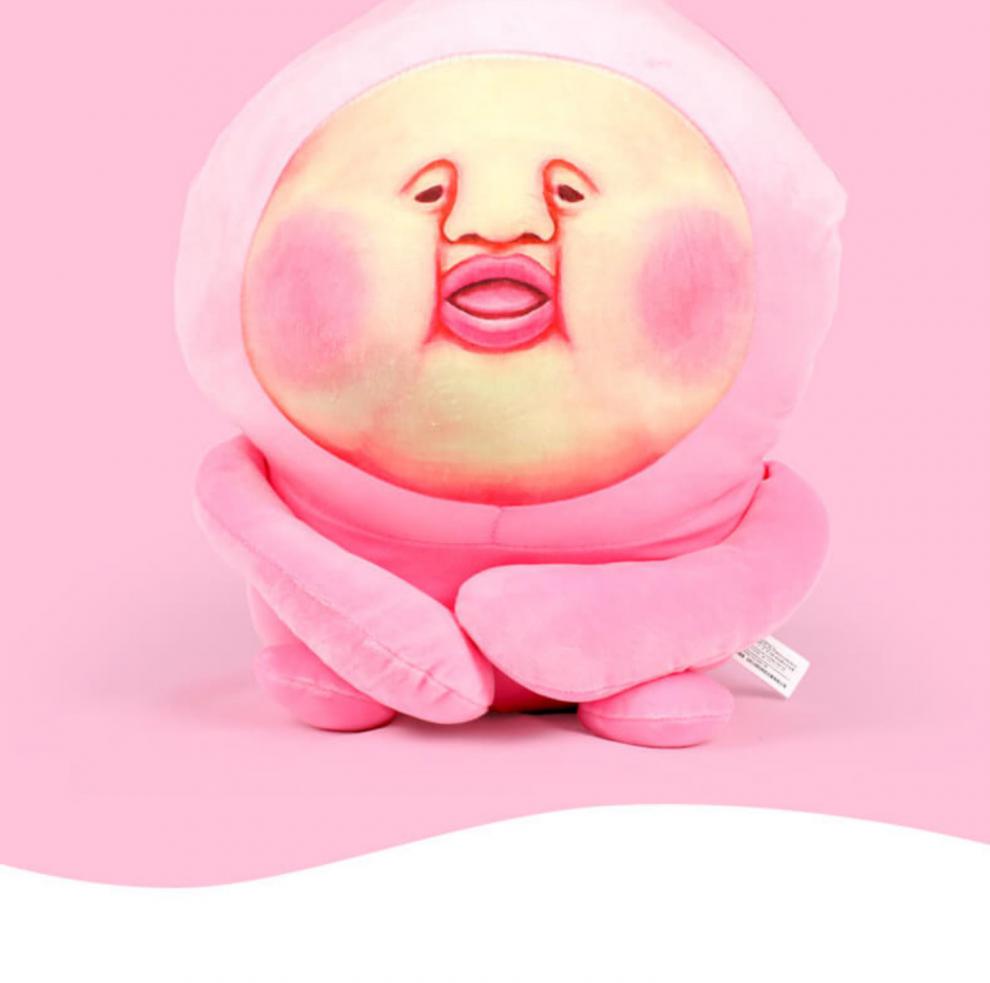 屁桃君公仔丑萌娃娃包包挂件特别丑的玩偶搞怪礼物女赤羽佛经典款30cm