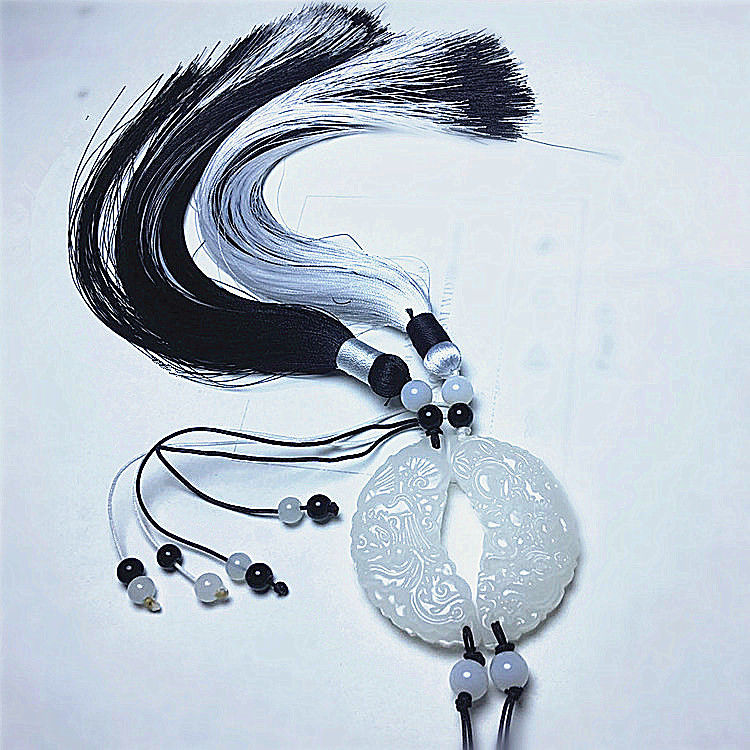 珀芙诺腰佩龙凤一对玉佩腰坠古风禁步流苏挂件汉服配饰男女情侣生日