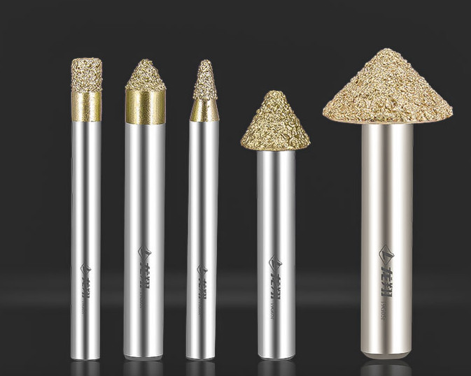 龙翔石材雕刻刀墓碑花岗岩大理石刻字蘑菇头数控雕刻机刀具cm820908mm