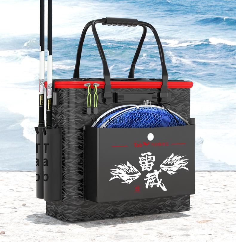 鱼桶活鱼箱可坐tab鱼桶鱼护桶一体成型钓鱼桶活鱼桶加厚多功能装鱼桶