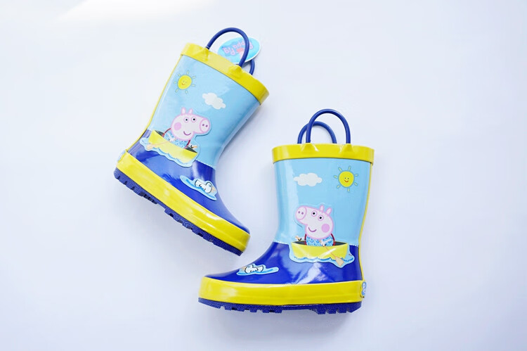 佩奇雨靴儿童雨靴小猪佩奇男女婴儿宝宝小孩粉红猪网红雨鞋水鞋春夏秋