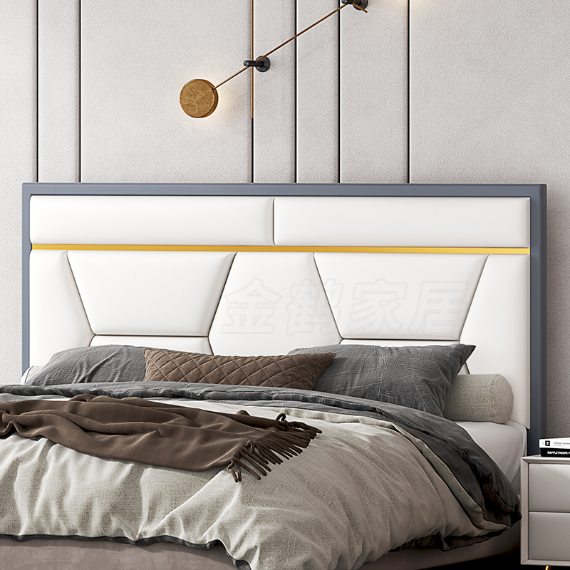 床头单买床头板软包实木北欧现代简约榻榻米轻奢床头单买美式落地靠背