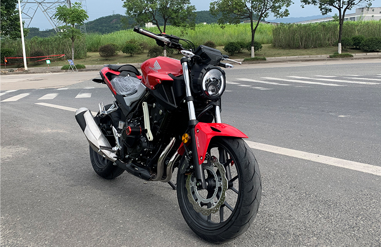 cb400f適用本田摩托車大燈總成機車復古配件大燈led改裝圓燈款式二