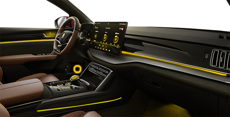 比亚迪宋plus dmi氛围灯byd秦pluspro/max汉dm唐专用改装车内饰256色