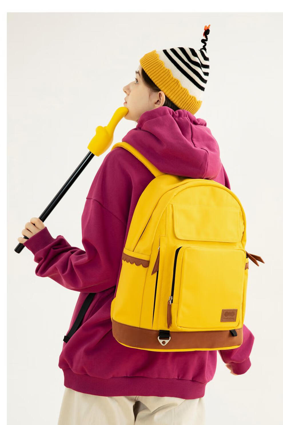 塔卡沙双肩包 【动物派对系列】塔卡沙书包女大容量双肩包学生电脑包