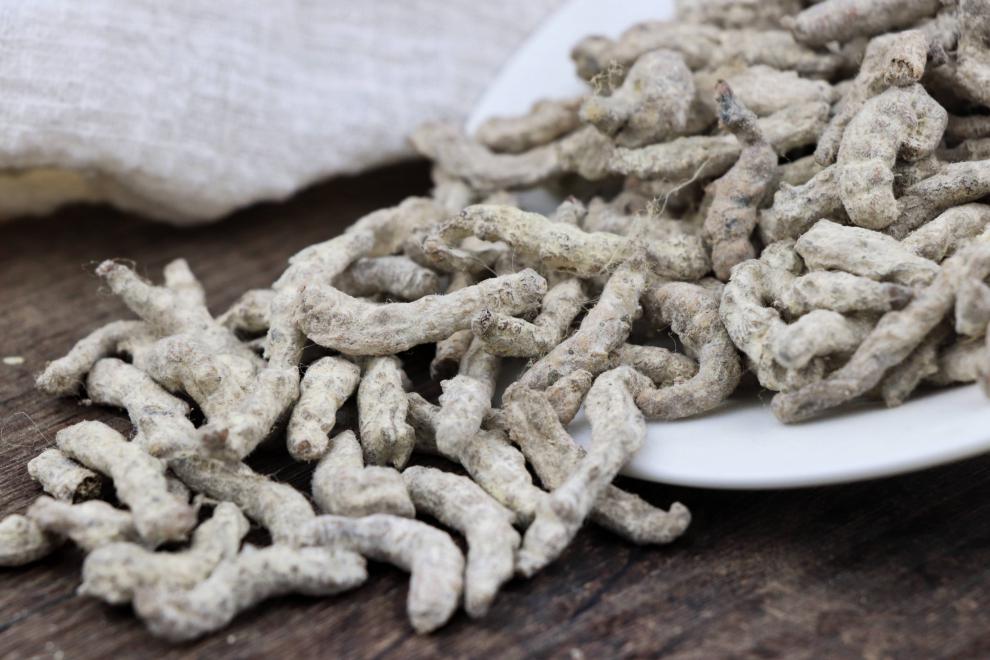 白僵蚕无硫中药材新货 白僵蚕 姜蚕 天虫 白僵虫 500g【图片 价格