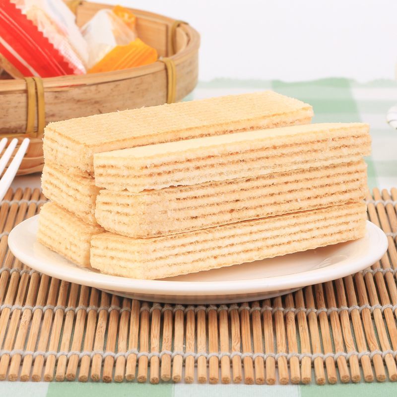 威化饼干散装整箱涂层夹心威化饼膨化多口味混搭小包装早餐夹心饼混搭