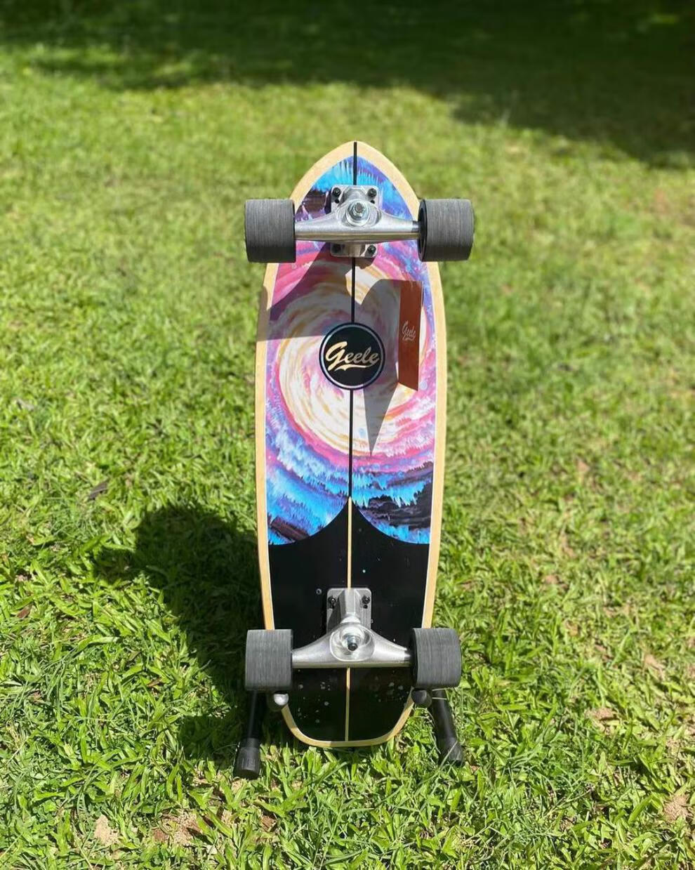 dbh同款鱼板滑板geele陆地冲浪板滑板鱼板cx4初学者冲浪滑雪练习板