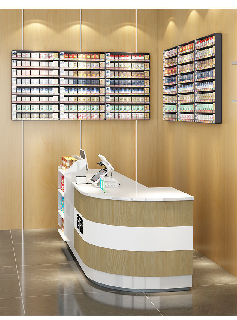 烟柜台烟柜便利店烟架小超市烟柜小型挂墙式放烟架子展示架推烟器