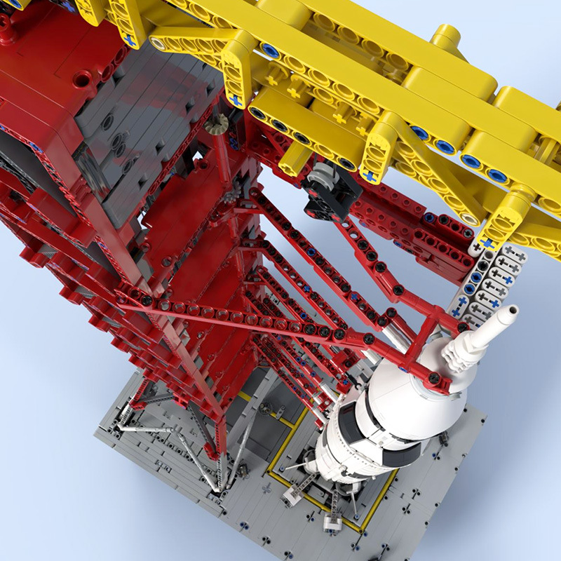 创意moc航天系列moc-60088发射塔和爬行者运输车兼容积木定制款 全套