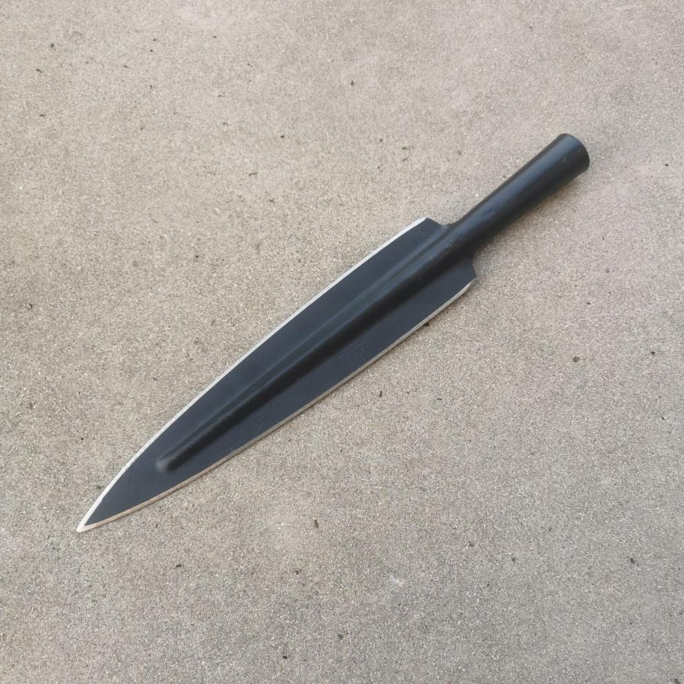 矛头户外红缨枪头矛头祖鲁矛猎猪矛武术霸王枪扎枪头劈柴锰钢枪头长矛