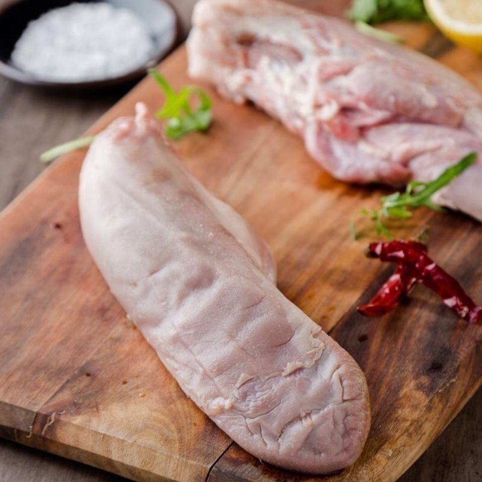 弄鱼堂 新鲜冷冻猪口条猪舌头20斤一箱口条舌头舌尖卤菜 20斤【图片