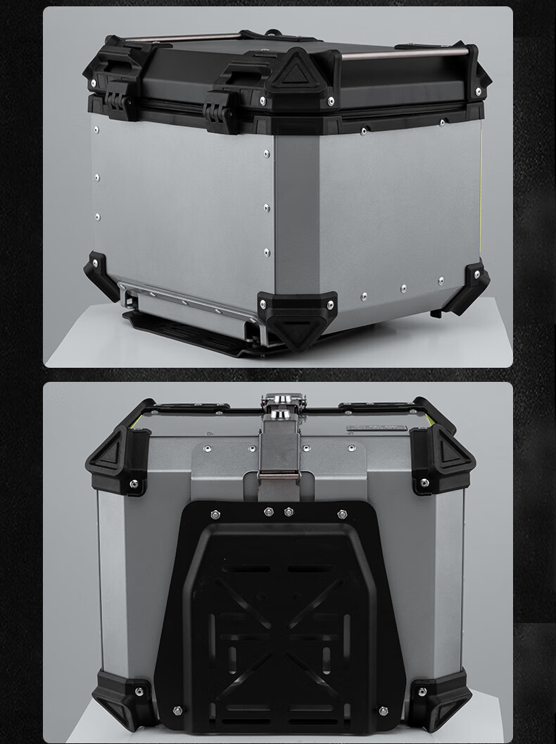 萝卜摩托车尾箱飞车侠摩托车铝合金尾箱后备箱踏板车电动车行李箱工具