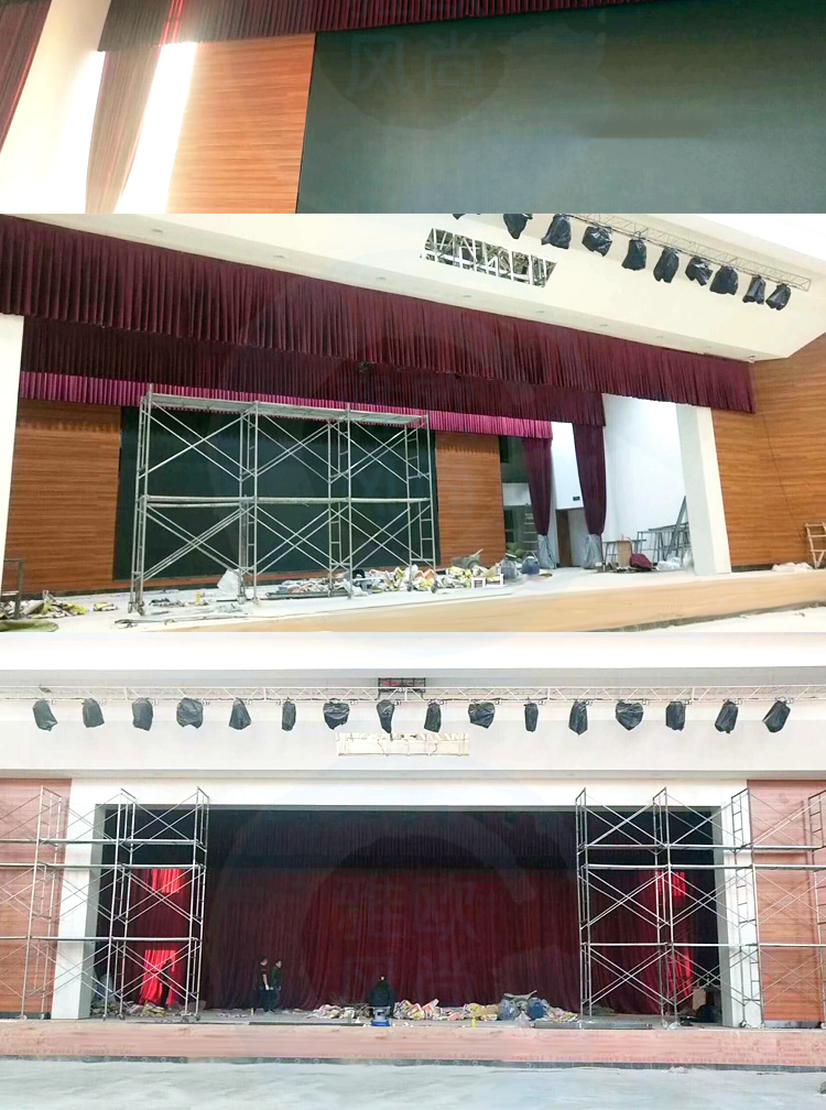 电动舞台拉幕机遥控开合舞台升降幕布电机窗帘轨道皮带电动舞台幕智毓