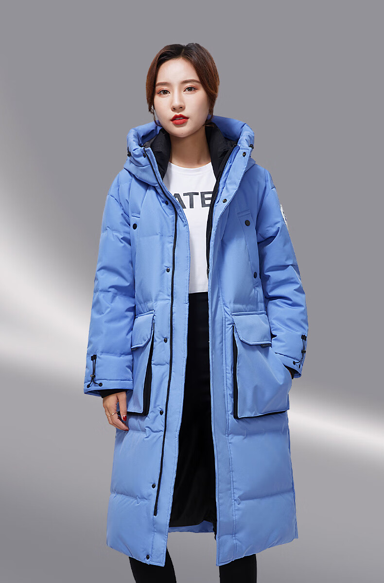 南极人(nanjiren)加热羽绒服 智能发热服电加热白鸭绒情侣男女冬季