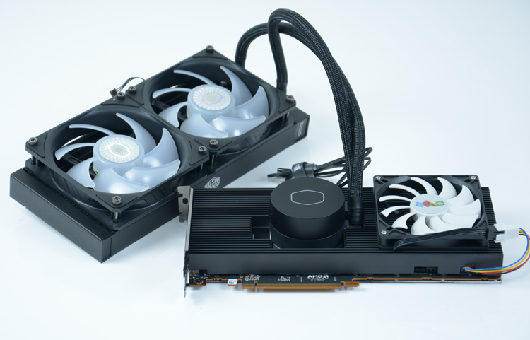 3067890tirx686900xt一分体水冷显卡散热器rtx3090240新款套装