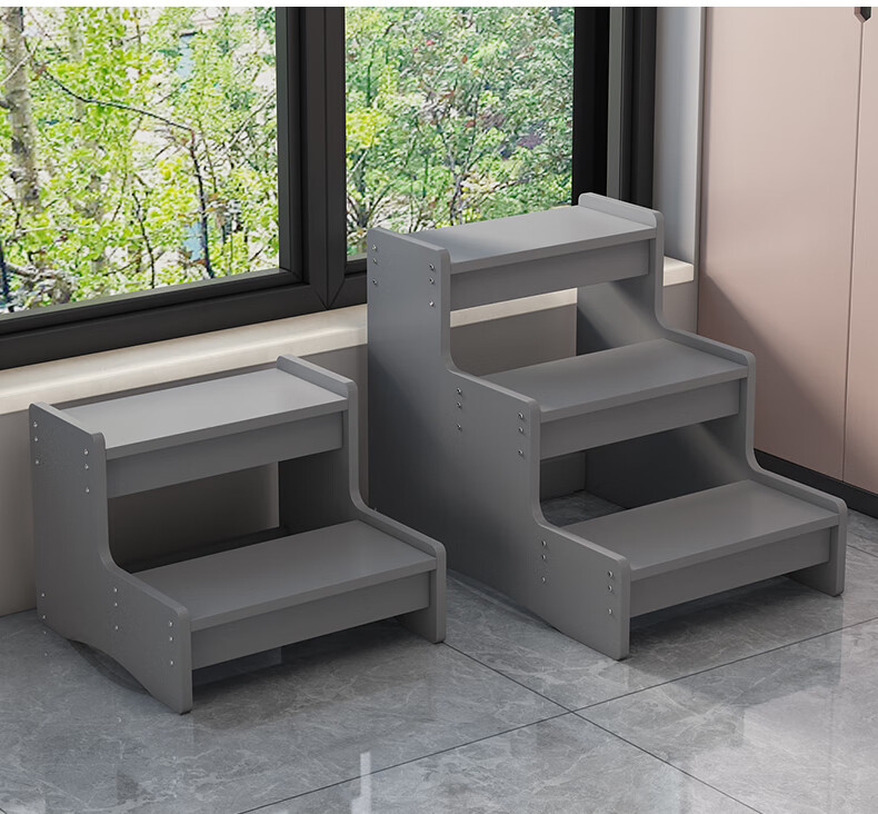 室外台阶踏板阶梯凳 阶梯家用楼梯踏步两步三步两用置物登高台阶脚踏